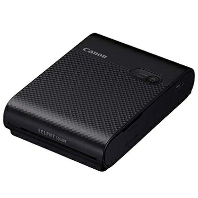 【中古】 Canon スマートフォン用プリンター SELPHY SQUARE QX10 ブラック(高耐久/シール紙/コンパクト)|ベアホームズ