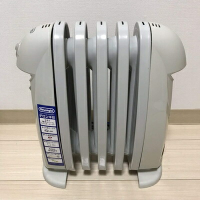 【中古】 DeLonghi オイル・ラジエターヒーター L字型フィン5枚 ミニ TRN0505J