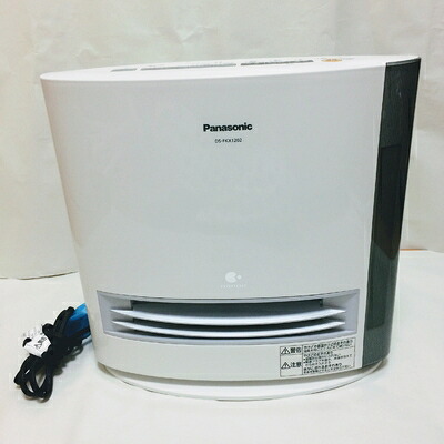 【中古】 パナソニック 加湿機能付きセラミックファンヒーター シルバー DS-FKX1202-S