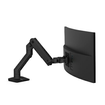 【中古】 ERGOTRON エルゴトロン HX 学習机 管する腕 つや消し黒いこと 49in(9.1～19.1kg)まで VESA標準尺度相応う 45-475-224
