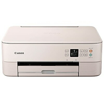 【中古】 Canon 印刷工 A4インクジェット練りあわせる機 PIXUS TS5430 サクラ色 202模範例 テレ細工物向け 4色・押し並べて型・相応うインキBC-360/361続きもの