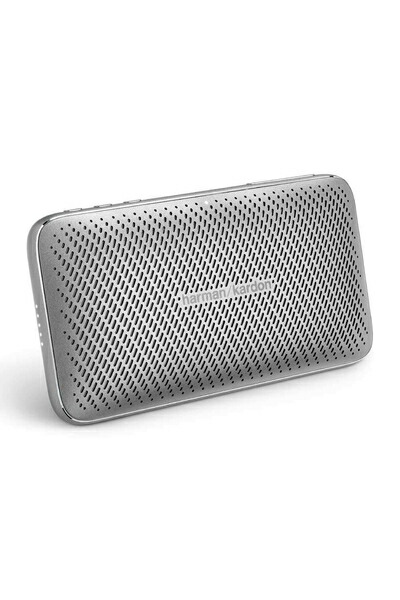 【中古】 Harman Kardon ESQUIRE Mini2 ワイヤレスポータブルスピーカー Bluetooth/移動性蓄電池役立つこと/2200mAh蓄電池/USB Type-C/デュアルマイクロホン/ノイズキャンセリング しろがね色