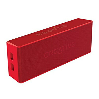 【中古】 CREATIVE MEDIA Creative MUVO 2 Bluetooth携帯型金棒引き 雨合羽/防塵/二階建てバス冷却器積み上げる/ステレオ 赤いこと SP-MV2-RD