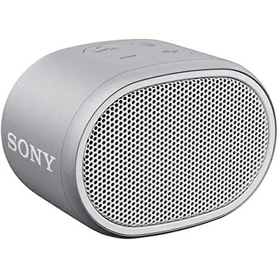 【中古】 ソニー(SONY) ワイヤレスポータブルスピーカー SRS-XB01 W : 雨合羽 Bluetooth スマホなしで捏ち上げる能力のある 同盟罷業一回り属する 2018年模範例 / マイクロホン付き添い人/ 白いこと
