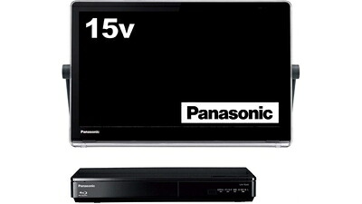 【中古】 パナソニック 15V型 液晶 テレビ プライベート・ビエラ UN-15CTD8-K 2018年モデル|ベアホームズ