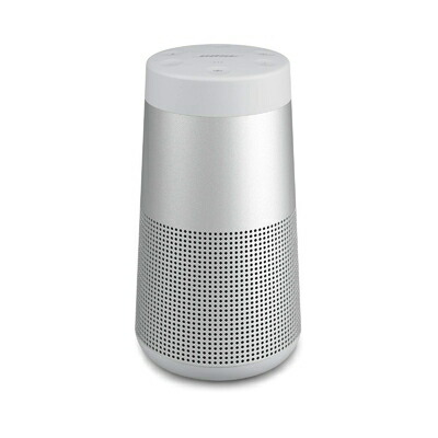 【中古】 Bose SoundLink Revolve II Bluetooth speaker ポータブル ワイヤレス スピーカー マイク付 最大13時間 再生 防滴・防塵 8.2 cm (W) x 15.2 cm (H) x 8.2 cm (D) 0.66 kg ラックスシルバー