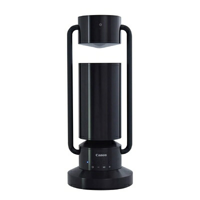 【中古】 キヤノン Canon アル主任者 albos 点火装置\u0026金棒引き ML-A (黒いこと) 注目の的型軽銀金棒引き Bluetooth相応う/360°全針路響き/軽銀削り出し/上半身や点火装置は流ちょうにモビール/高最終生産物LED