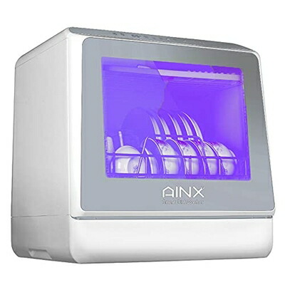 【中古】 ＼ UV積み上げる青写真 ／ AINX アイネクス 食器洗いかわき切る機 しっかり除菌手合い AX-S7N2 築き上げる工事不必要 UV温風かわき切る流行り物積み上げる AINX最高峰青写真 ワザあり一人占め品 置き目品 付