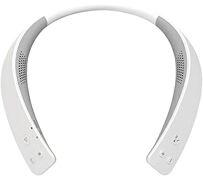 【中古】 パナソニック ワイヤレスネックスピーカー 首掛け金棒引き Bluetooth マイクロホン積み上げる ハンズフリー 約13第四次元年代順の連続生まれ変わり SC-WN10-W 白いこと