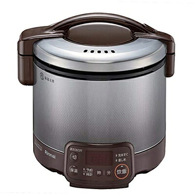【中古】 リンナイ 屁っ放り炊飯器 RR-030VQT（DB）プロパン