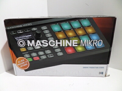 【中古】 Native Instruments グルーヴ制作システム MASCHINE Mikro MK2 Black