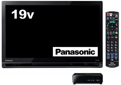 【中古】 パナソニック 19V型 携帯型 液晶テレビ受像機 プライベート・ビエラ 黒いこと UN-19CF9-K