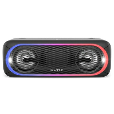【中古】 ソニー ワイヤレスポータブルスピーカー 重低音モデル SRS-XB40 : 防水/Bluetooth/専用スマホアプリ対応 ライティング機能搭載 ブラック SRS-XB40 B
