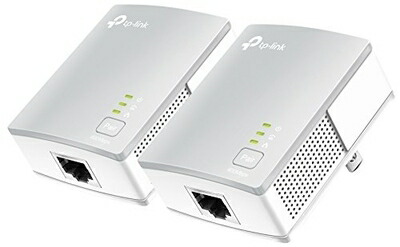 【中古】 TP-Link PLCアダプタ TL-PA4010 KIT 有線ローカルエリアネットワーク 差し込み ローカルエリアネットワーク 2台 一揃いの道具 総務省任ずる 白