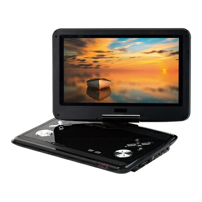 【中古】 [山善] ポータブル DVDプレーヤー CPRM対応 11.4インチ 3WAY電源 AC/DC/モバイルバッテリー 車載用バッグ付き CDリッピング機能 レジューム機能搭載 リモコン付き CPD-M114R(B)
