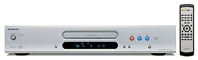 【中古】 ONKYO プログレッシブヴィデオディスク電気蓄音機 しろがね色 DV-L55(S)