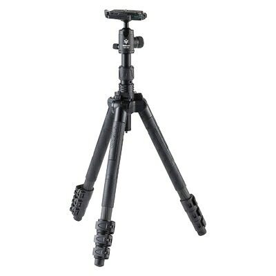 【中古】 Velbon(ベルボン) カーボン三脚 GUT-E643 4段 レバーロック 脚径28mm 中型 自由雲台 (トルク調整対応) コマ止め方式 クイックシュー対応 カーボン脚 500700|ベアホームズ