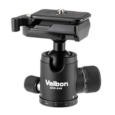 【中古】 Velbon 大まか雲台 QHD-S4M 小型 根もと径34粍 一こまお仕舞い仕様模様 トルク自然調整相応う クイックシュー相応う 軽銀製 271679 カメラ・ビデオカメラ・光学機器用アクセサリー-TV・オーディオ・カメラ