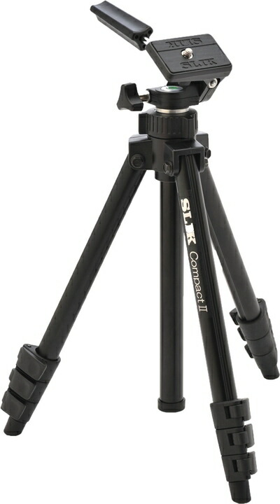【中古】 SLIK 三脚 コンパクト II 旅行用三脚 214824