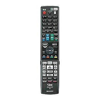 【中古】 シャープ ブルーレイディスクレコーダー用リモコン RRMCGB066WJPA(0046380255)|ベアホームズ