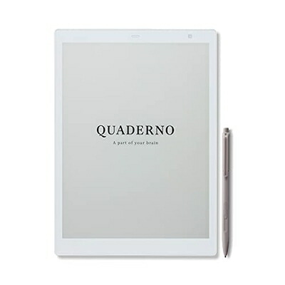 【中古】 富士通 10.3型フレキシブル電子ペーパー QUADERNO A5サイズ / FMVDP51 ホワイト