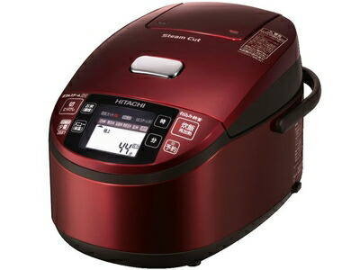 【中古】 HITACHI 圧力スチームIH炊飯器 5.5合 パールレッド RZ-SV100K-R 34,330円