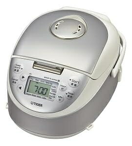 【中古】 海外向け炊飯器IH ３カップ 220V仕様 タイガー JPF-A55W ＷZ(サテンホワイト）日本製
