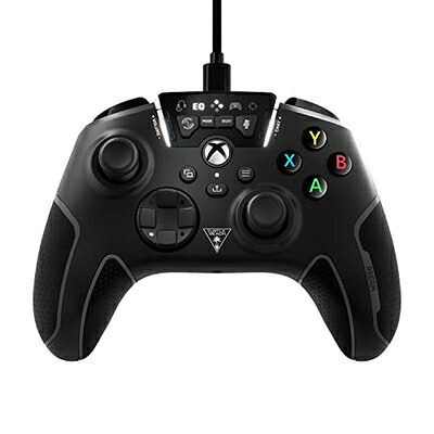 【中古】 タートルビーチ(Turtle Beach) コントローラー 有線 USB Xbox Steam Windows PC 用 ゲームパッド 背面ボタン EQプリセット有 足音強化 サイドトーン エイム調整 ブラック 黒 Recon 国内正規品【Xbox 公認】