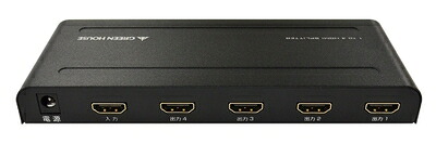 【中古】 グリーンハウス 1つのHDMI機器の画像を4つのディスプレイに映しだすHDMIスプリッター 4K2K(2160p)映像対応 GH-HSPC4-BK