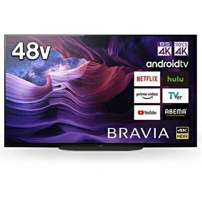 【中古】 ソニー 48V型 4K 有機EL テレビ ブラビア KJ-48A9S OLED 倍速 Android TV 6畳以上推奨 2020年モデル