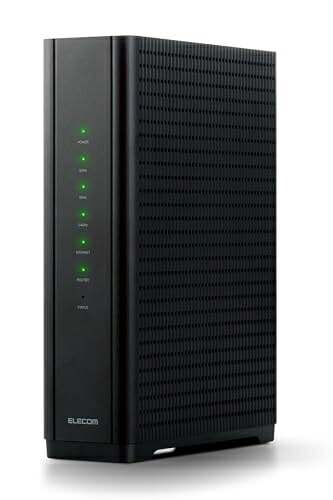 【中古】 エレコム Wi-Fi ルータ 無線電話ローカルエリアネットワーク Wi-Fi7 5765+2882+688 Mbps 有線10Gbps相応う IPV6（IPoE）相応う WRC-BE94XS-B
