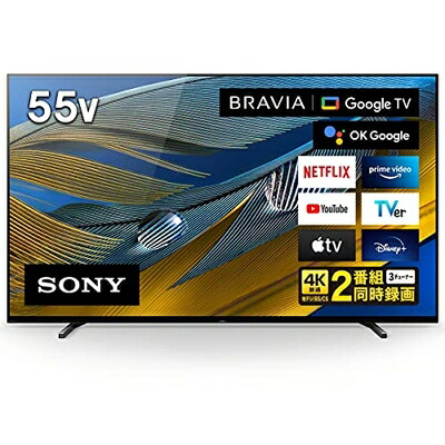 【中古】 ソニー 55V型 4K 有機EL テレビ ブラビア XRJ-55A80J OLED BRAVIA XR 倍速 Google TV ソニー・ピクチャーズの映画間見放題付き 4K/120fps対応 8畳以上推奨 202モデル