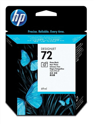 【中古】 日本HP HP72 インクカートリッジ フォトブラック(69ml) [並行輸入品]