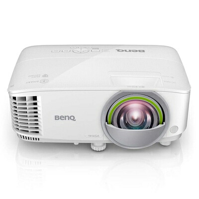 【中古】 BenQ EW800ST WXGA画質 短焦点 DLPスマートプロジェクター (3,300ANSIルーメン/Android OS搭載/ワイヤレス投映[iPad, Windows, ChromeOS対応]/2.6kg/Bluetooth/HDMI/D-Sub/2Wスピーカー)