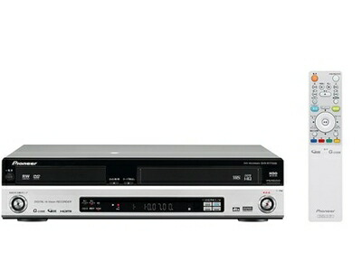 【中古】 Pioneer スグレコ VHS一体型レコーダー 地上・BS・110度CSデジタルハイビジョンチューナー内蔵 250GB DVR-RT700D
