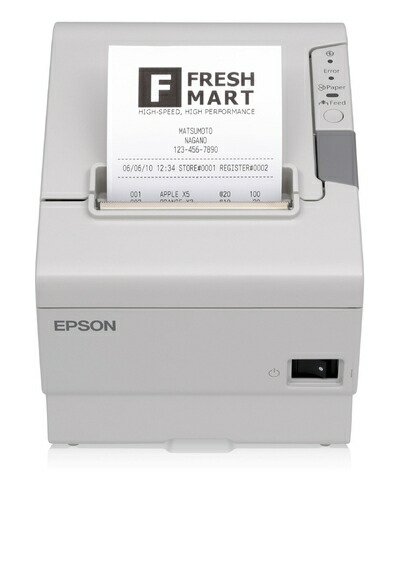 楽天市場】EPSON レシートプリンター M244A TM-T88V ブラック ホワイト