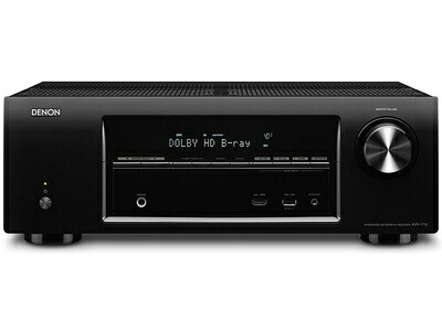 【中古】 Denon AVサラウンドレシーバー ブラック AVR-1713K｜ベアホームズ