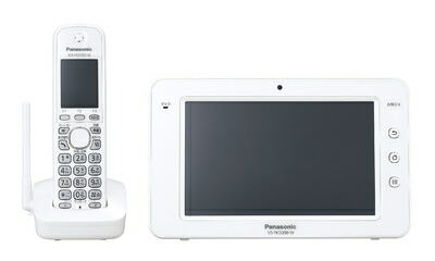 【中古】 パナソニック ハンズフリーホン カラーモニター子機1台付き 1.9GHz DECT準拠方式 VS-HSP200S-W|ベアホームズ