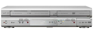 【中古】 MITSUBISHI VTR一体型ヴィデオディスクリコーダーDVR-S320 割り増し金しろがね色