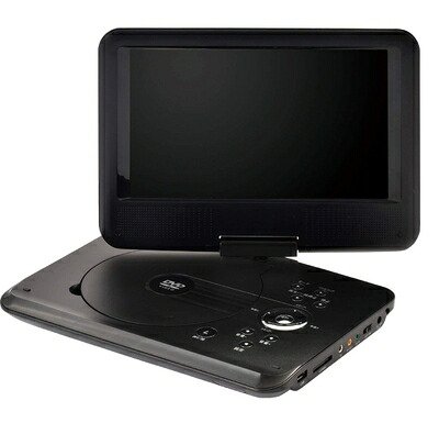 【中古】 山善 キュリオム ポータブルDVDプレーヤー CPRM対応 9インチ(16:9) AC/DC対応 車載用バッグ付き CPD-N93(B) 12,715円