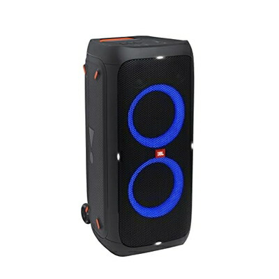 【中古】 JBL PARTYBOX310 Bluetooth金棒引き 無線電話 IPX4/マイクロホンインプット/ギターインプット積み上げる/キャスター付き添い人 黒いこと JBLPARTYBOX310JN