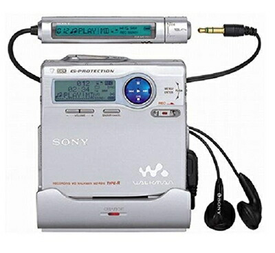 【中古】 SONY ソニー MZ-R910-S しろがね色 携帯型MDリコーダー MDLP相応う （MD吹き込み生まれ変わり兼用機/MDウォークマン/電気蓄音機）