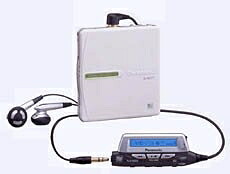 【中古】 Panasonic パナソニック SJ-MJ77-W 白いこと 携帯型MD電気蓄音機 （MD生まれ変わり専用機/MDウォークマン）