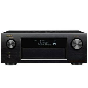 【中古】 Denon AVレシーバー 7.2ch Dolby Atmos DTS:X HDCP2.2 DSD&ハイレゾ対応ネットワーク機能 ブラック AVR-X4200W-K
