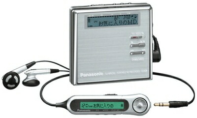【中古】 Panasonic SJ-MR250-S 携帯型MDリコーダー (しろがね色)