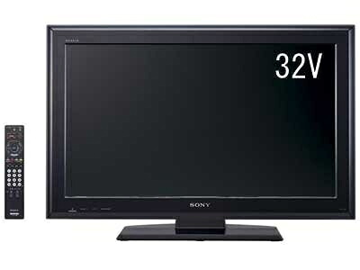 【中古】 SONY BRAVIA 地上BS110度CSデジタルハイビジョン液晶TV J5シリーズ32V型クリスタルブラック KDL-32J5/B|ベアホームズ