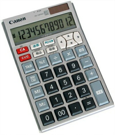 【中古】 CANON テンキー計算器 12桁 HS-120TKHSOB