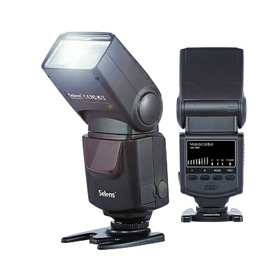 【中古】 Selensスピードライト　Canon、Nikon、Olympus、Pentaxなどなどに対応　MD-400