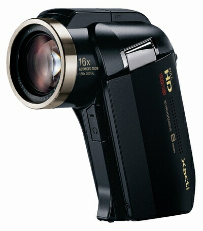 【中古】 SANYO フルハイビジョン デジタルムービーカメラ Xacti (ザクティ) DMX-HD2000 ブラック DMX-HD2000(K)