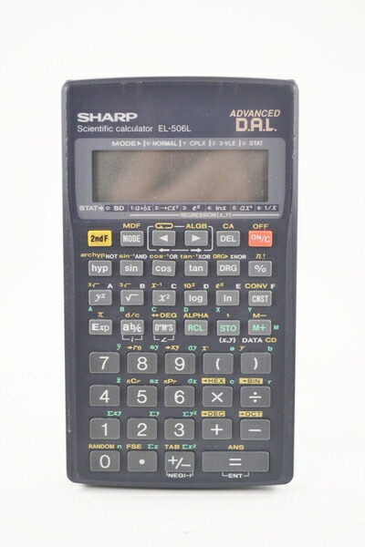【中古】 Scientific Calculator Sharp el-506l